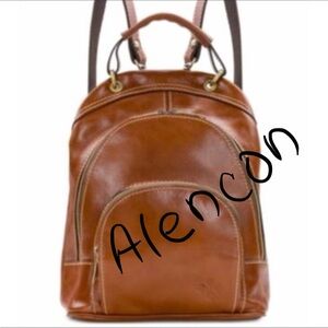 Patricia Nash Brown Leather Backpack